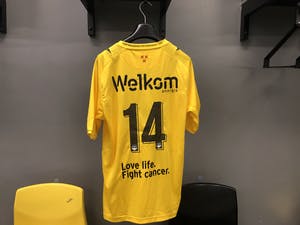 Curiosa - Swim to Fight Cancer wedstrijdshirt - Ramon Hendriks kopen? Bied vanaf 50!