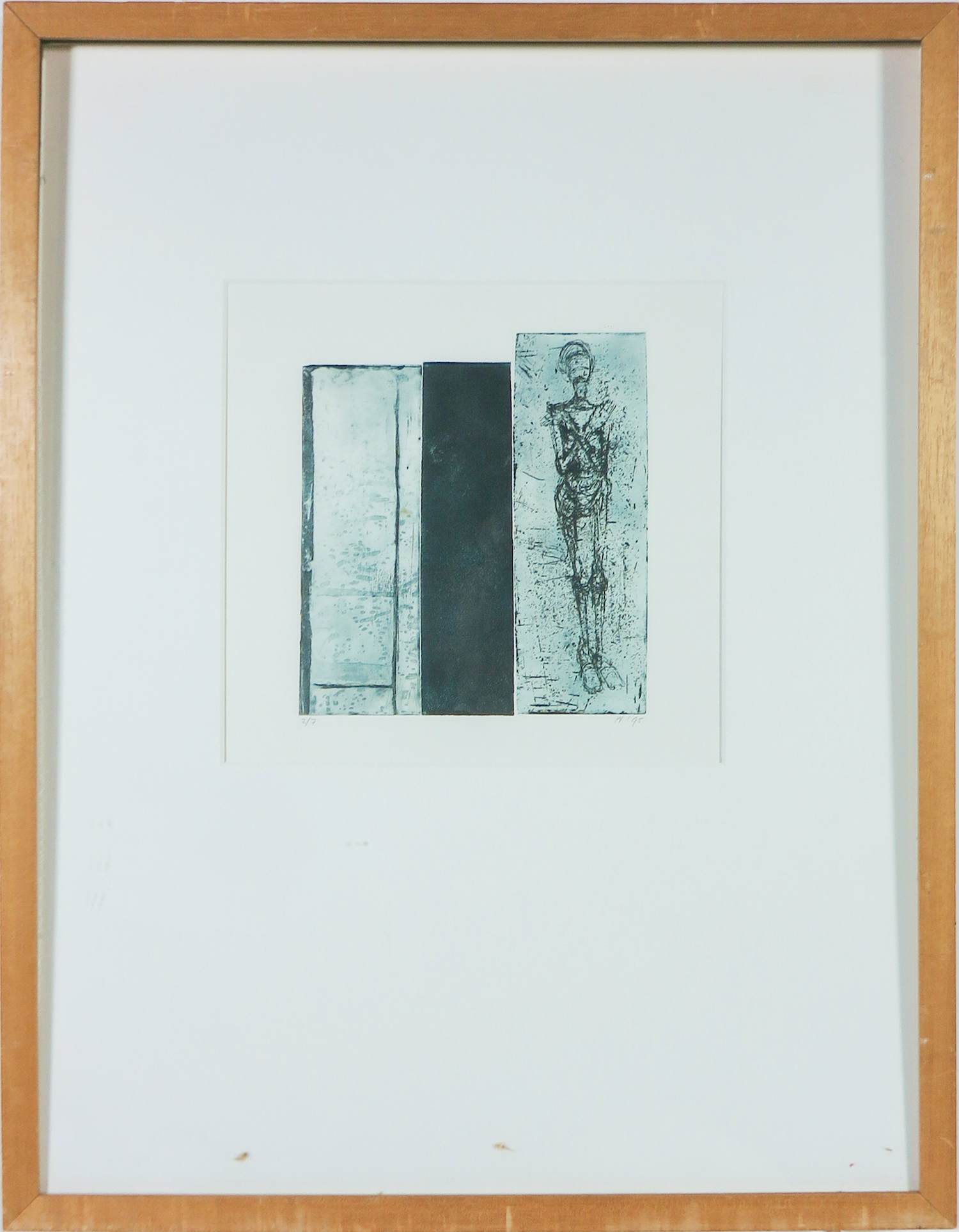 Annette Hoenderdos - Ets, Z.T. - Ingelijst kopen? Bied vanaf 35!