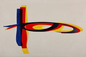 Henk Bos - Een teken no 3 - 1971 - olieverf op doek - BKR Slotermeer kopen? Bied vanaf 20!