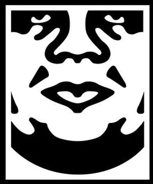 Shepard Fairey - OBEY GIANT FACE White (bottom) kopen? Bied vanaf 40!