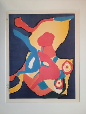 Karel Appel - Zeefdruk, oplage van 100, titel onbekend kopen? Bied vanaf 800!