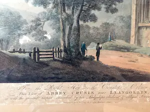 Francis Jukes - This view of abbey crusis near Llangollen (1794) - Gravure, Ingelijst kopen? Bied vanaf 40!