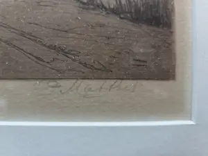 Oskar Paul Matthes - Stadsgezicht. Figuren. kopen? Bied vanaf 20!