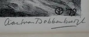 Aart van Dobbenburgh - Litho - 1979 kopen? Bied vanaf 49!