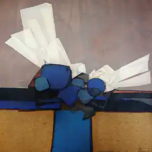 Fitzia Mendialdua - N° 2645 Ohne Titel verkocht voor € 390!