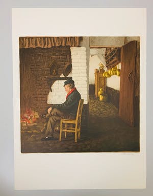 Lucien Van de Velde - Staring at the fire kopen? Bied vanaf 20!