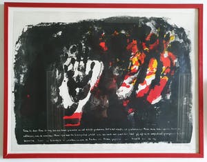 Jef Diederen - Mene Tekel (in fraaie lijst) kopen? Bied vanaf 90!