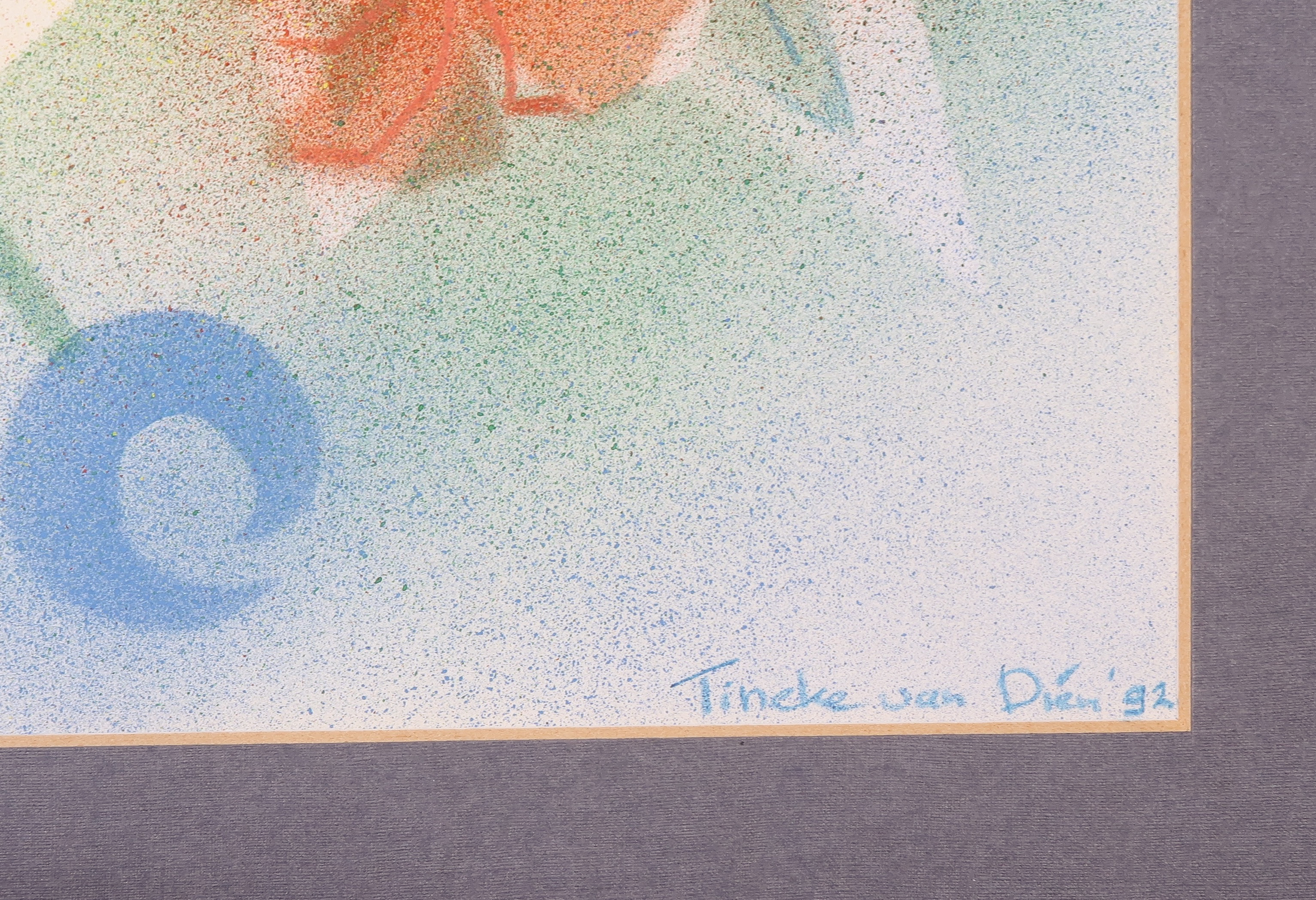 Tineke van Dien - Handbewerkte zeefdruk, De wereld rond kopen? Bied vanaf 1!