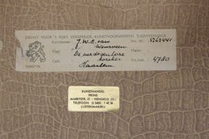 Jan van Wensveen - De medogeloze werker - 1971 - gouache op papier kopen? Bied vanaf 20!