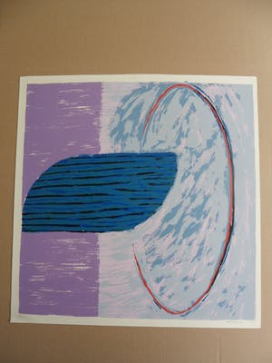 Bhaskar Hande - Zeefdruk, zonder titel. kopen? Bied vanaf 20!