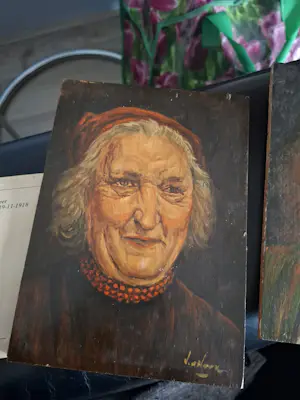 Victor van Neer - Portret vrouw en portret man kopen? Bied vanaf 40!