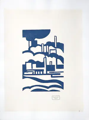 Paul Overhaus - Lot van twee houtsnede, zonder titel kopen? Bied vanaf 1!