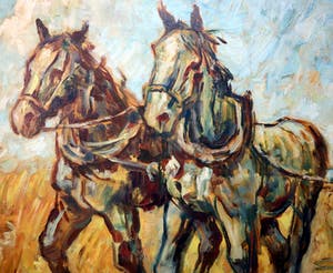 Jacques van Mourik - Werkpaarden op het land kopen? Bied vanaf 250!