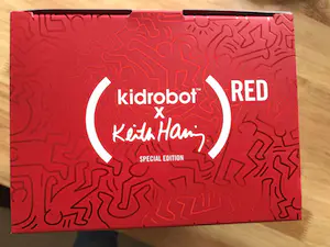 Keith Haring - Kidrobot 7in (Red) Special Edition kopen? Bied vanaf 90!