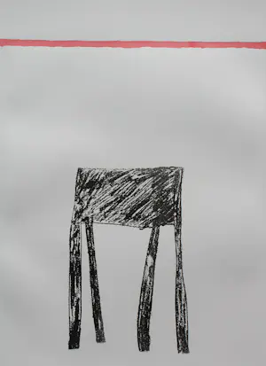 Klaas Gubbels - grote ets/aquatint, met de hand bewerkt met aquarel: "Mijn model" - 1987 kopen? Bied vanaf 395!