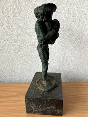 Frank van der Loo - Schitterend zwaar bronzen beeld Frank van der Loo - LAATSTE KANS !!!!!!!!!!!!!! kopen? Bied vanaf 95!