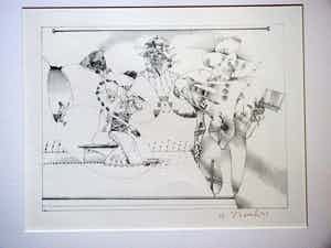 Andre Thomkins - LITHOGRAPHIE - " NORDHEIM - NORDHEIM " verkocht voor € 120!