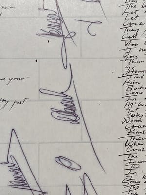 Niet of onleesbaar gesigneerd - LP Pink floyd - The Wall - Gesigneerd kopen? Bied vanaf 1!