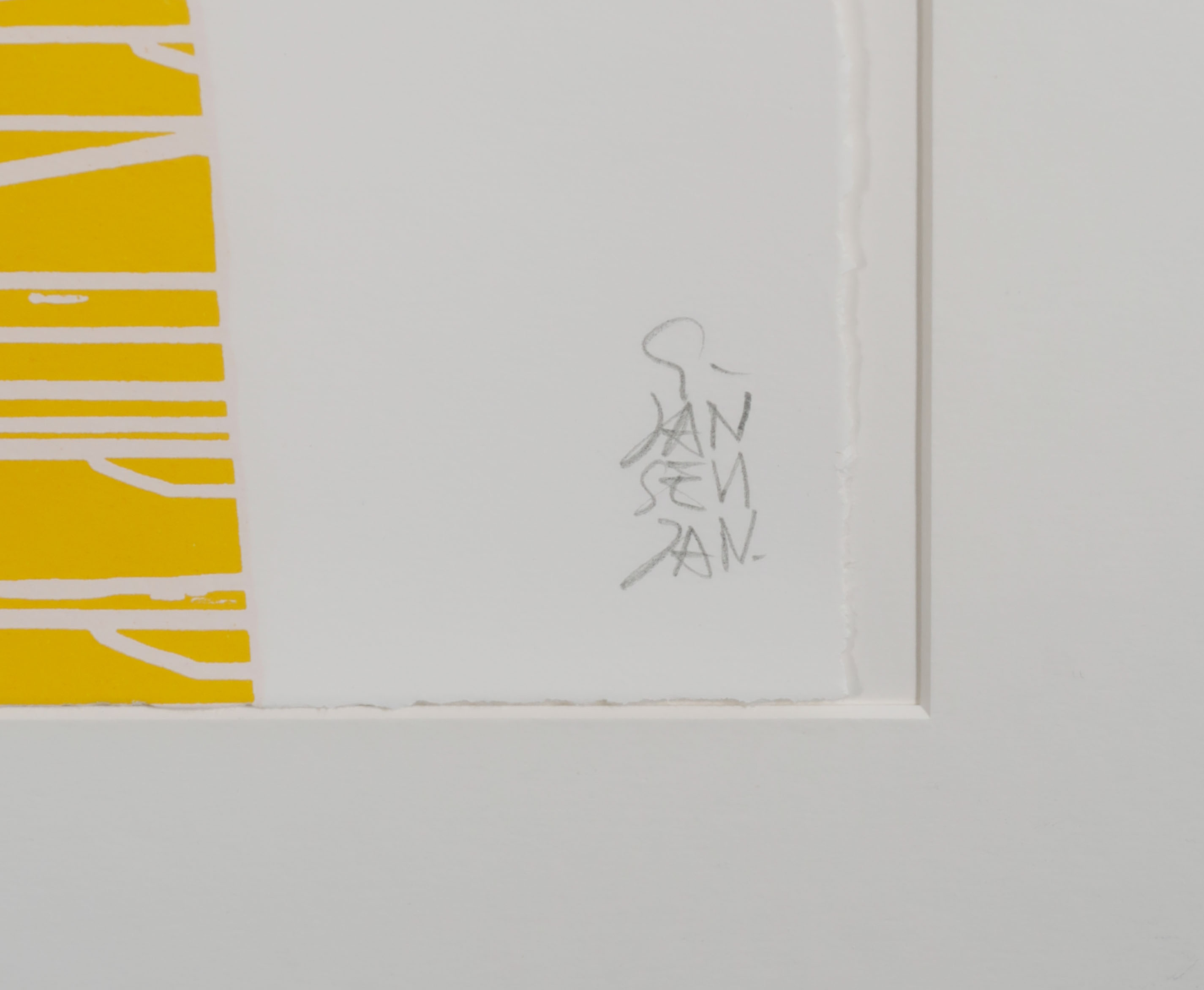 Geert Jan Jansen - Zeefdruk, Desert Tree 02 - Ingelijst (Groot) kopen? Bied vanaf 80!