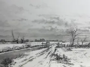 Harmen Kooistra - Sneeuwlandschap kopen? Bied vanaf 55!