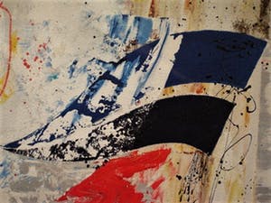 Gert van Reenen - gesigneerd Abstract expressionistisch Litho - oplage 200 - met opdracht kopen? Bied vanaf 10!
