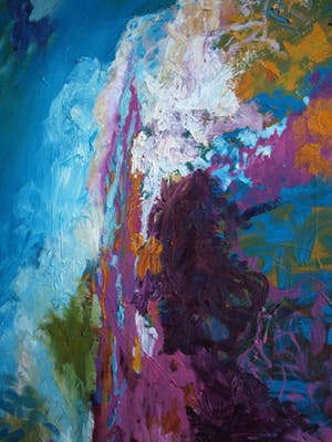 Jasmin Genzel - Olieverf op doek , GROOT en goed ingelijst– 136 x 105 cm - 1996 kopen? Bied vanaf 250!