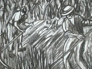 Pierre Scoupreman - La Moisson - 1931 - Originele lithografie - Gesigneerd kopen? Bied vanaf 100!