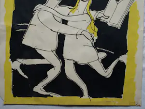 Sylvia Weve - Zeefdruk , Titel onbekend - 46 x 50 cm kopen? Bied vanaf 10!