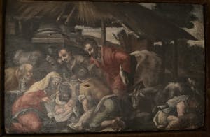 Niet of onleesbaar gesigneerd - De aanbidding der Herders kopen? Bied vanaf 1!