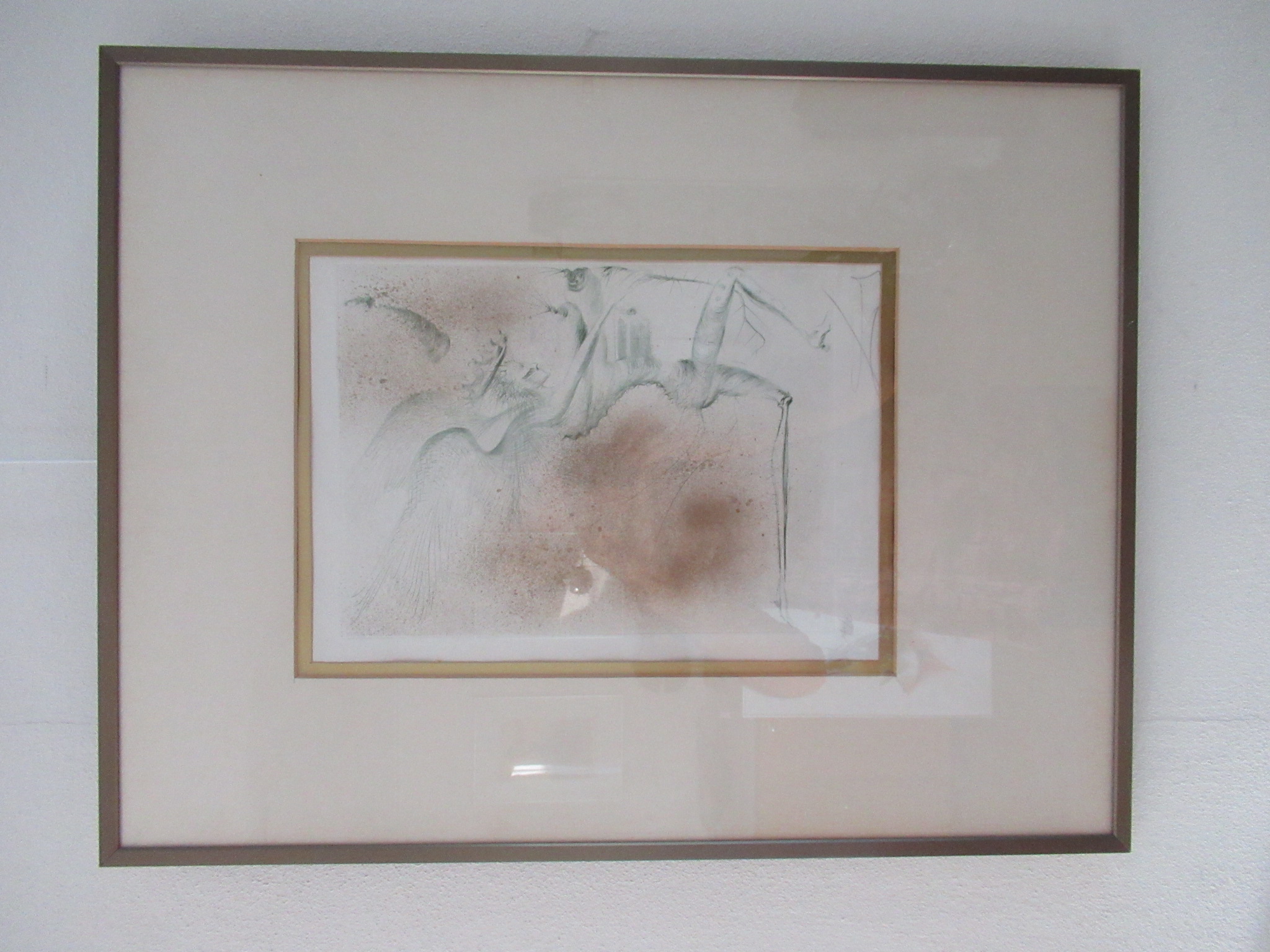 Niet of onleesbaar gesigneerd - Naar Dali’s le Demon Aile verkocht voor € 1!