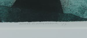 Michel van Overbeeke - Kleurenets met bladgoud, Poppins Bench I - Ingelijst (Groot) kopen? Bied vanaf 1!