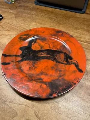 N.V. Porselein- en Tegelfabriek Mosa - Kunstbord Dorine de Soet kopen? Bied vanaf 20!