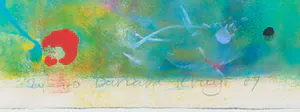 Barbara Kruyt - Gouache, Compositie met twee koppen kopen? Bied vanaf 20!