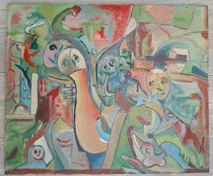 Niet of onleesbaar gesigneerd - R.Kleijn - Compositie kopen? Bied vanaf 1!