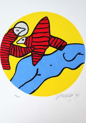 Corneille - Zeefdruk: Droombeelden - 1994 verkocht voor € 125!