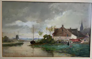 Theodor Koch - Landschap omstreeks 1880 kopen? Bied vanaf 100!