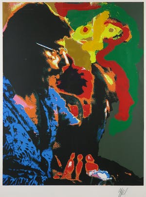 Karel Appel - Friday uit de serie Seven Summer Days - Ingelijst (Groot) kopen? Bied vanaf 1!