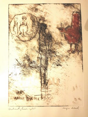 Anton Heyboer - Moeder met Kind / Kip kopen? Bied vanaf 150!