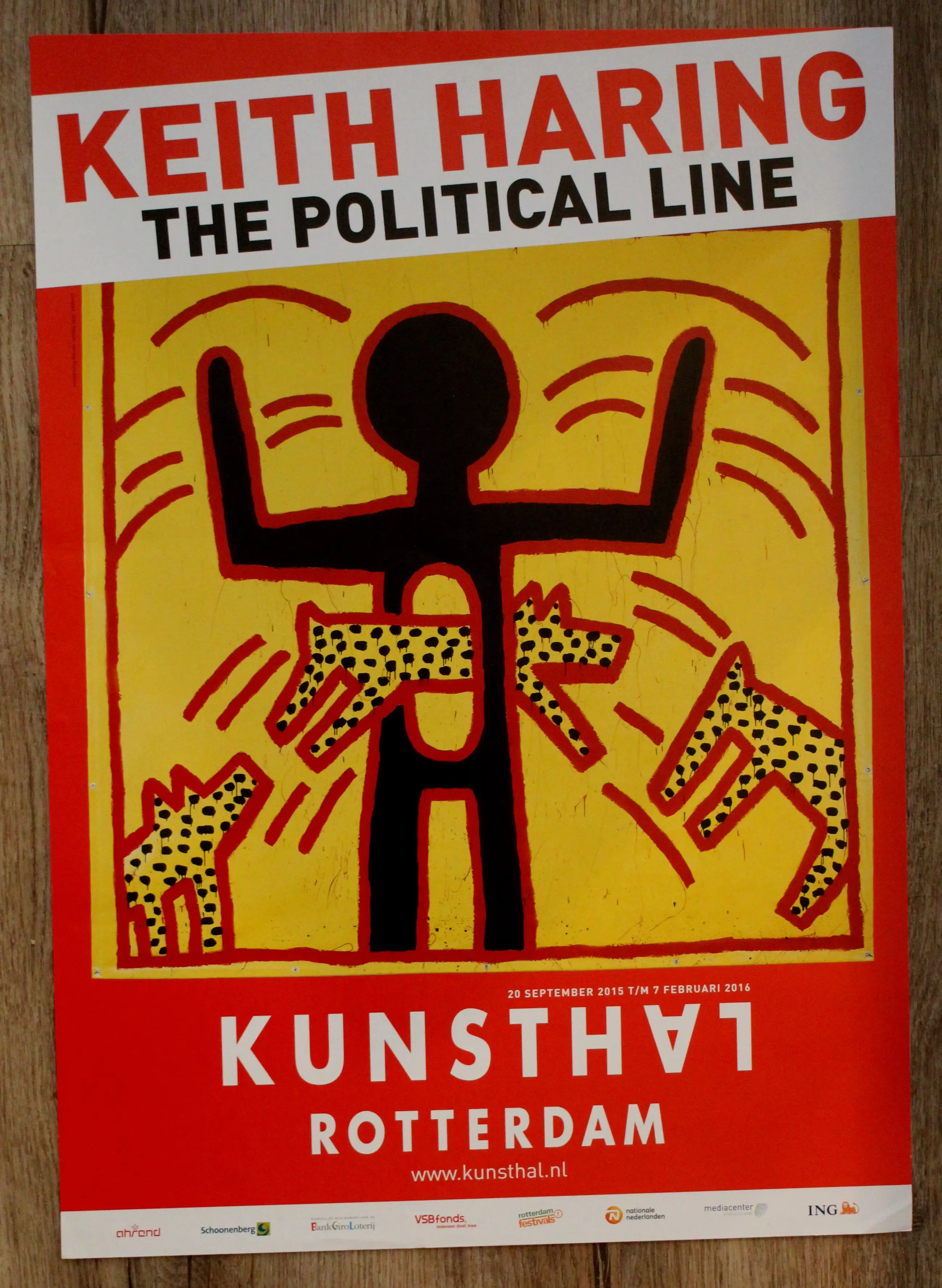KEITH HARING ofe 'The political line'