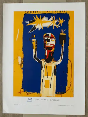 Jean-Michel Basquiat - Welcoming Jeers - 1997 kopen? Bied vanaf 550!