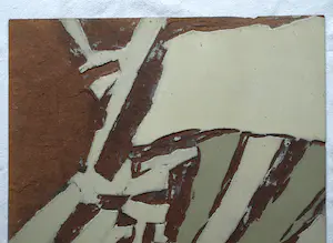 Fon Klement - 4 beschilderde hardboard platen, gebruikt als drukplaten voor de drukpers kopen? Bied vanaf 1!