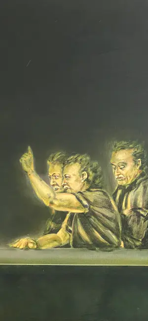 Marjolein Bos - Portret 'laatste avondmaal' kopen? Bied vanaf 1000!