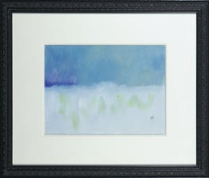 Ferd op de Coul - Gouache, Mistig landschap - Ingelijst kopen? Bied vanaf 1!