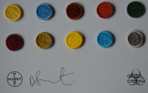 Damien Hirst - Iron On Spots kopen? Bied vanaf 60!