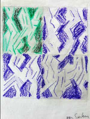 Jan Sierhuis - GEOMETRIE / ORIGINEEL WERK / 30x21cm / SIG / 1966 verkocht voor € 50!