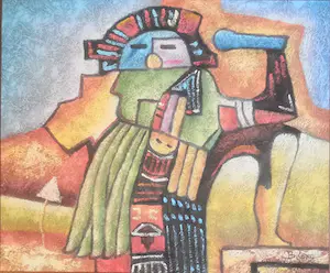 Bill Long - Acryl coconut paintings kopen? Bied vanaf 20!