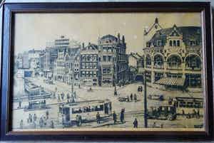 Marius Johannes Janssen - Rotterdam met het Hofplein verkocht voor € 45!