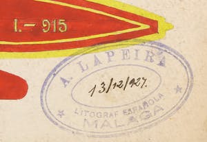 Niet of onleesbaar gesigneerd - Gouache, Lot van vier ontwerptekeningen kopen? Bied vanaf 1!