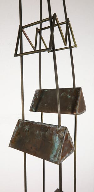 Niet of onleesbaar gesigneerd - IJzer/Messing, Vrijgevormd object kopen? Bied vanaf 10!