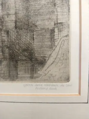 Hendrik de Laat - De Sint-Janskathedraal en de Sint-Jacobskerk in 's-Hertogenbosch (2 etsen) kopen? Bied vanaf 75!
